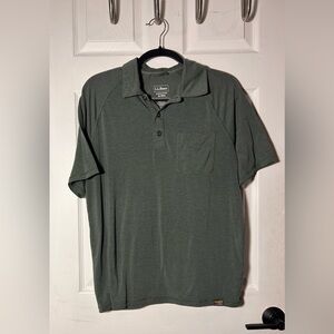 L.L. Bean Men's Polo in Forest Green